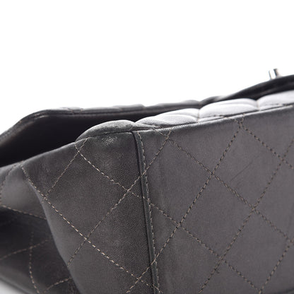 Chanel Lambskin Quilted Maxi Single Flap Grey 12 of 18