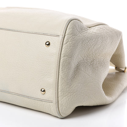 Gucci Pebbled Calfskin Large Soho Shoulder Bag Off White 7 of 15