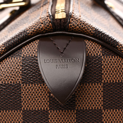 Louis Vuitton Damier Ebene Speedy 30 6 of 10