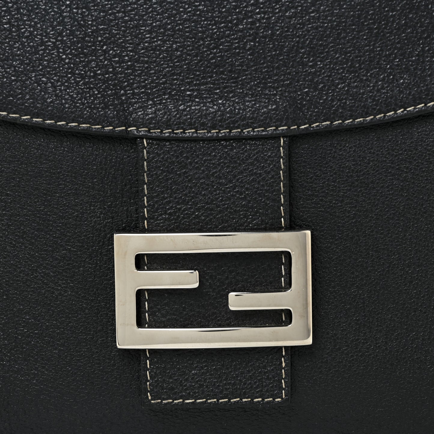Calfskin Baguette Black