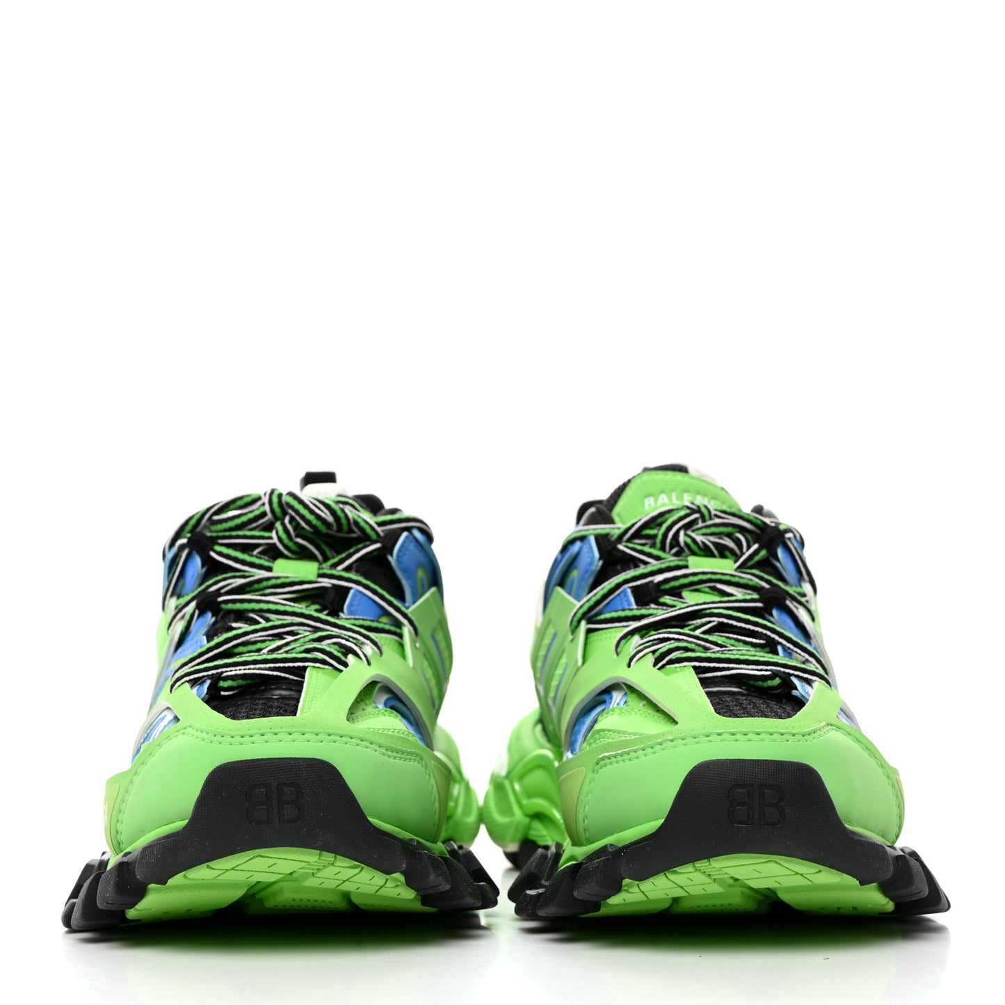 Mesh Nylon Metallic Fabric Womens Track Sneakers 37 Blue Green