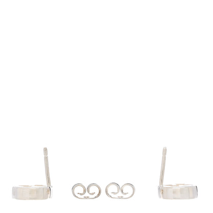 Gucci Sterling Silver Interlocking GG Stud Earrings 3 of 5