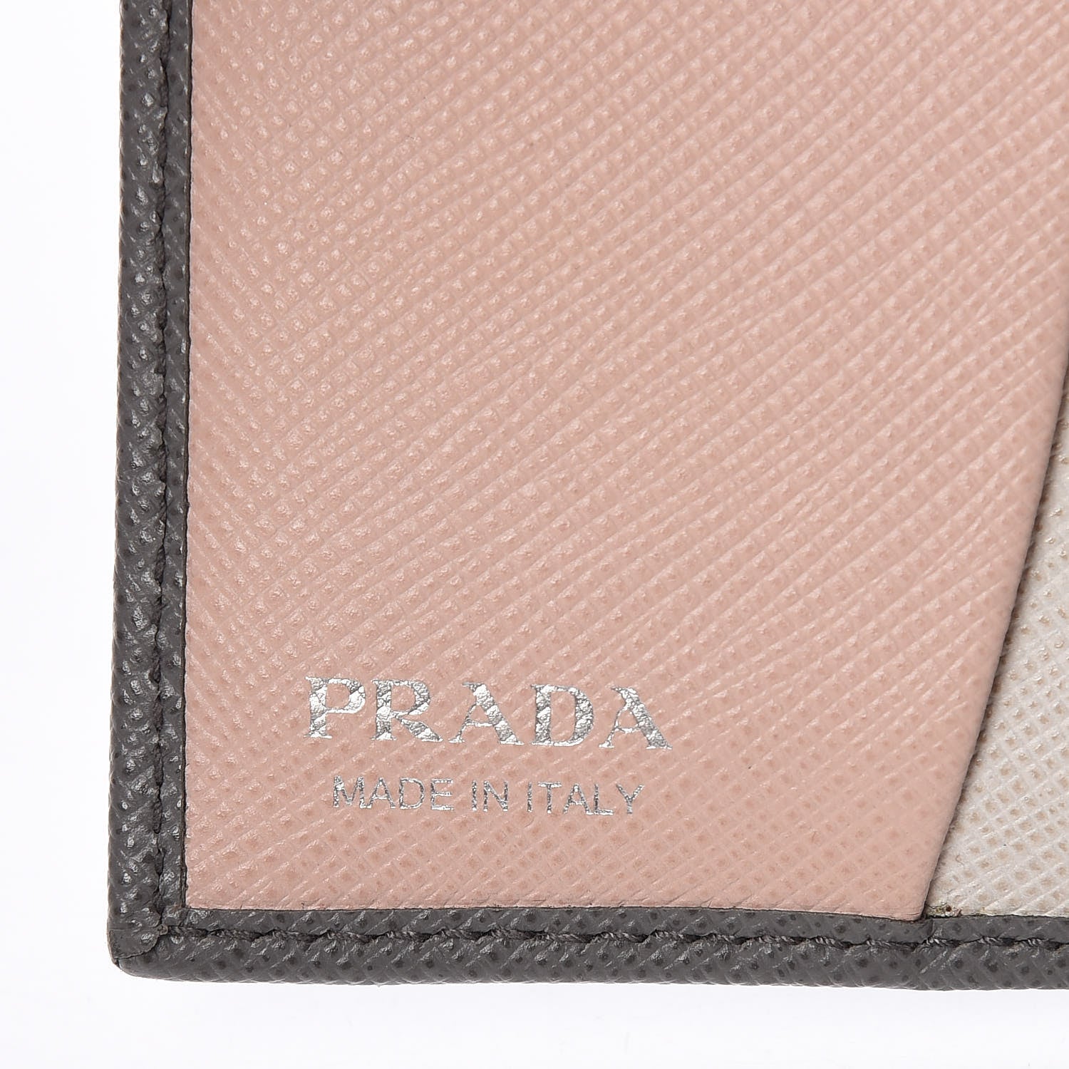 Prada Saffiano Multicolor Compact Wallet Marmo Pesca 6 of 10