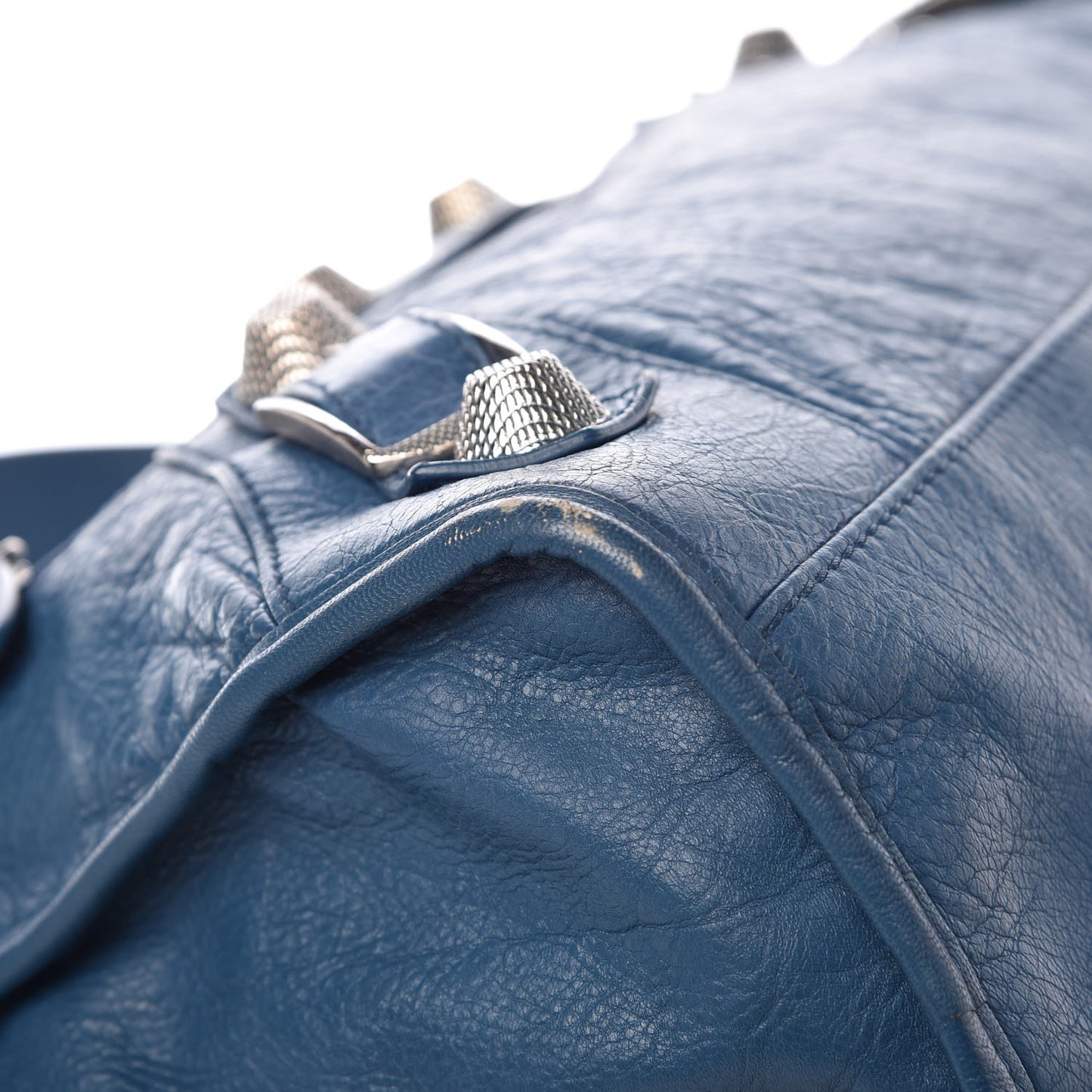 Agneau Giant 21 Silver Hardware City Bleu