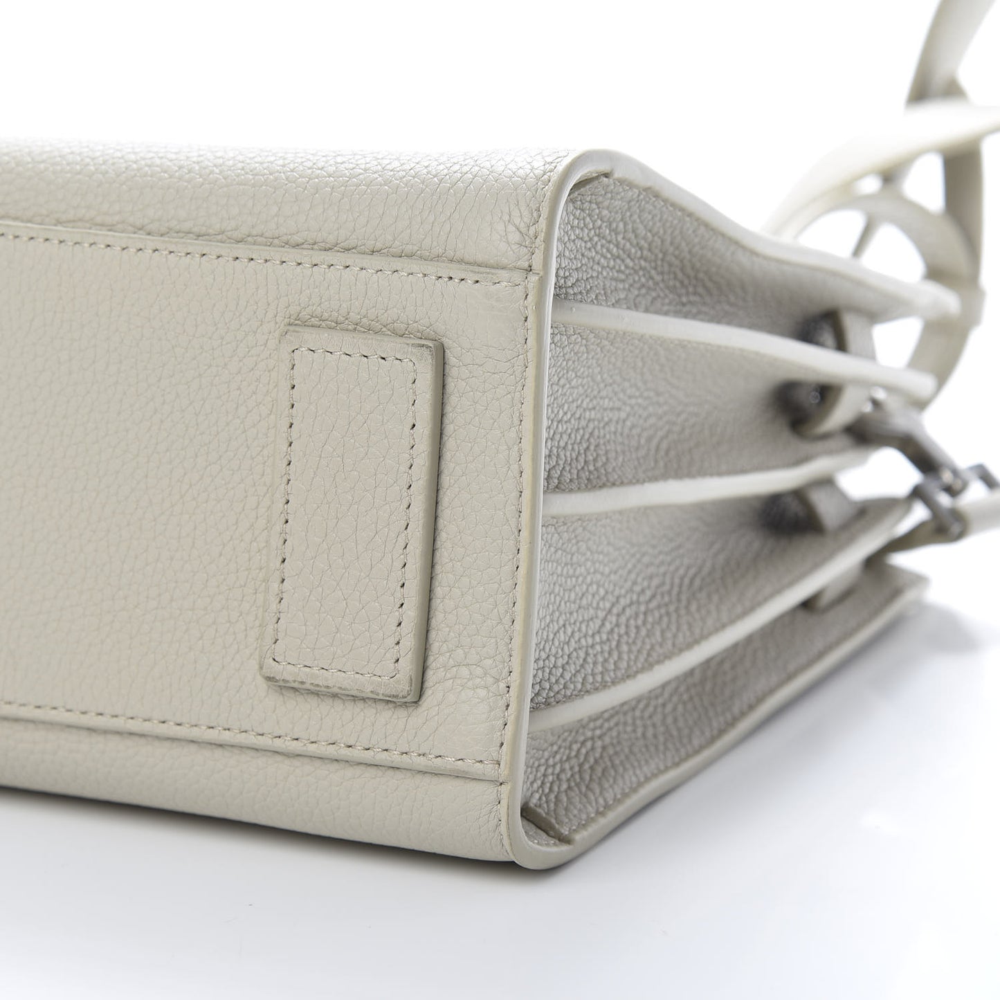 Grained Calfskin Baby Sac De Jour Souple Ivory