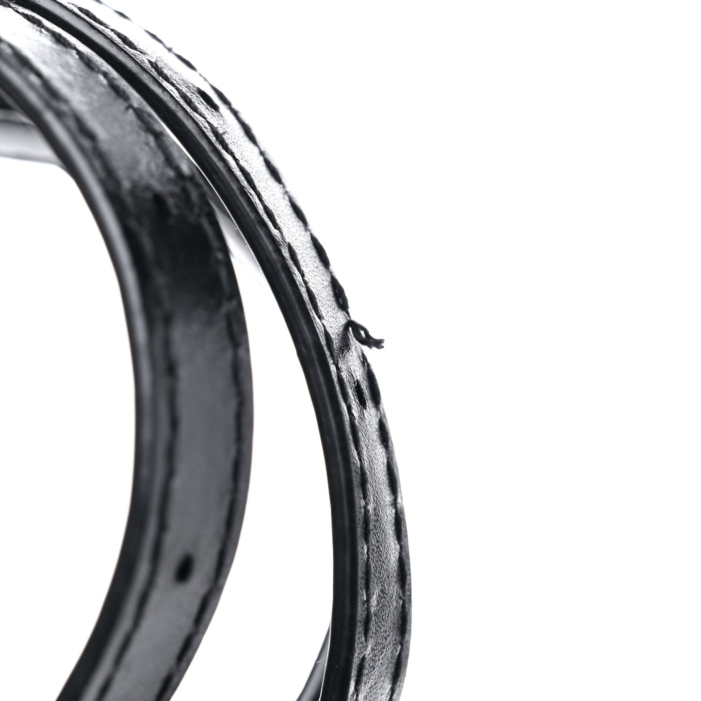 Shiny Box Calfskin Small Hourglass Top Handle Bag Black