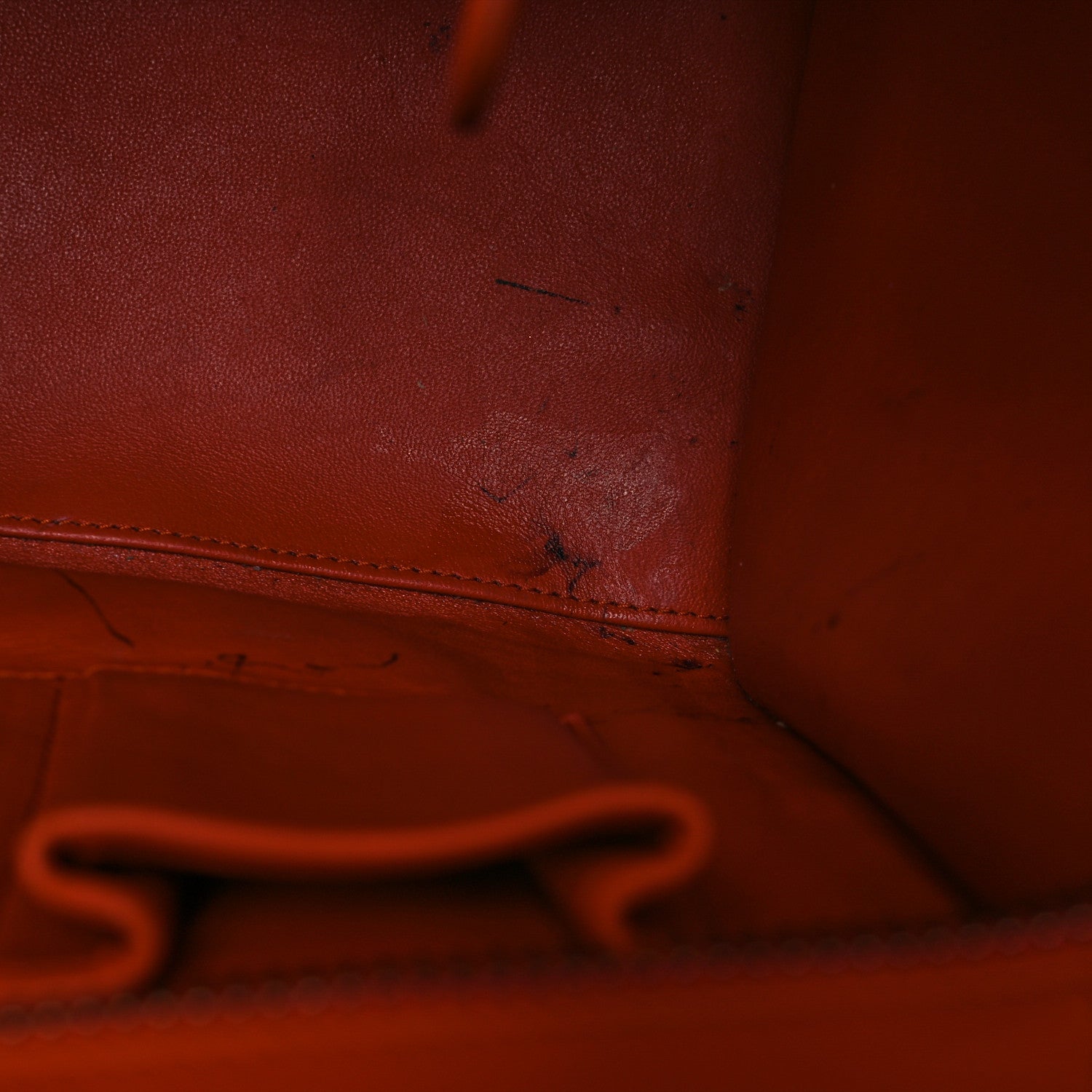 Celine Smooth Calfskin Mini Luggage  Bright Orange 16 of 18