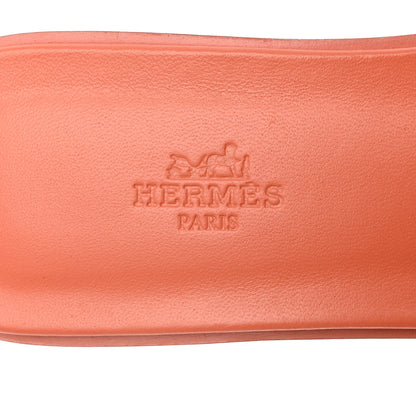 Hermes Epsom Oran Sandals 40 Orange Joey 6 of 9