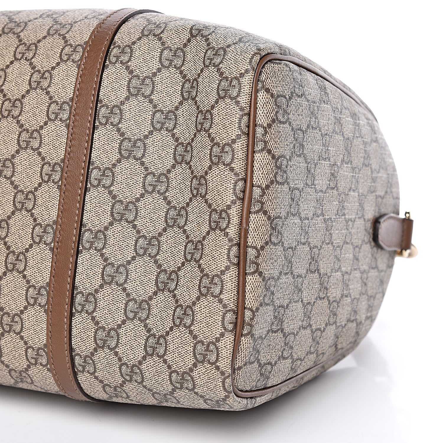 Gucci GG Supreme Monogram Margaux Calfskin Medium Nice Boston Beige Ebony Acero 10 of 10