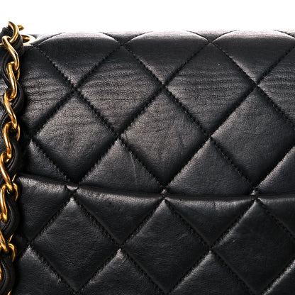 Chanel Lambskin Quilted Jumbo Single Flap Black 22 of 26