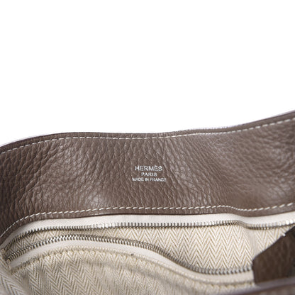 Hermes Taurillon Clemence Marwari PM Etoupe 5 of 9