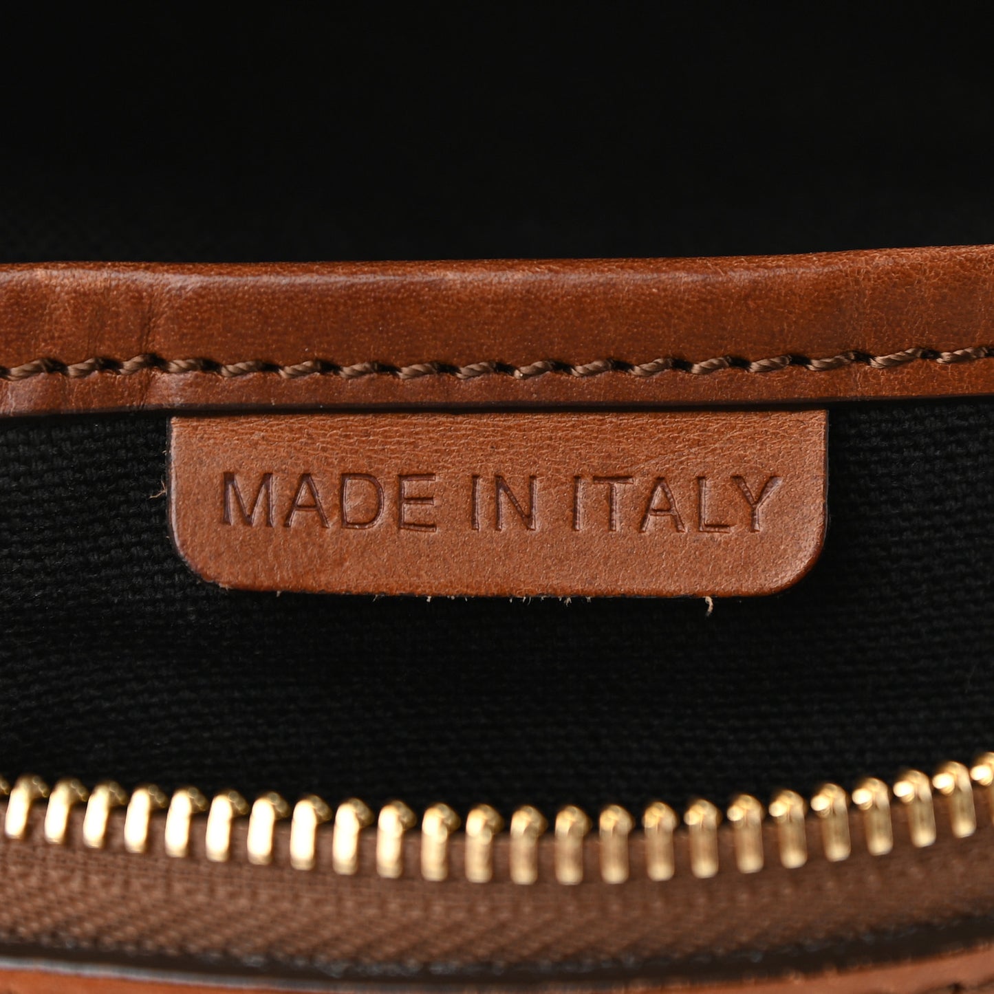 House Check Bridle Calfskin Small Alchester Bowling Bag Dark Tan