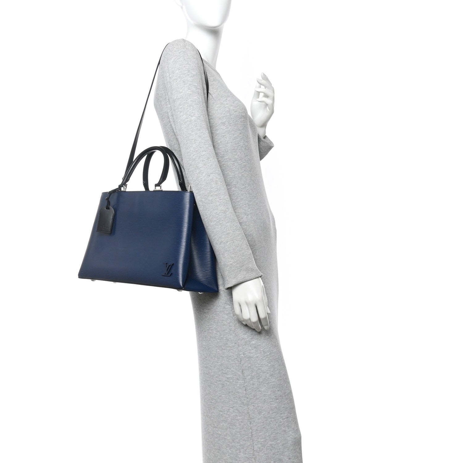 Louis Vuitton Epi Kleber MM Indigo 2 of 13