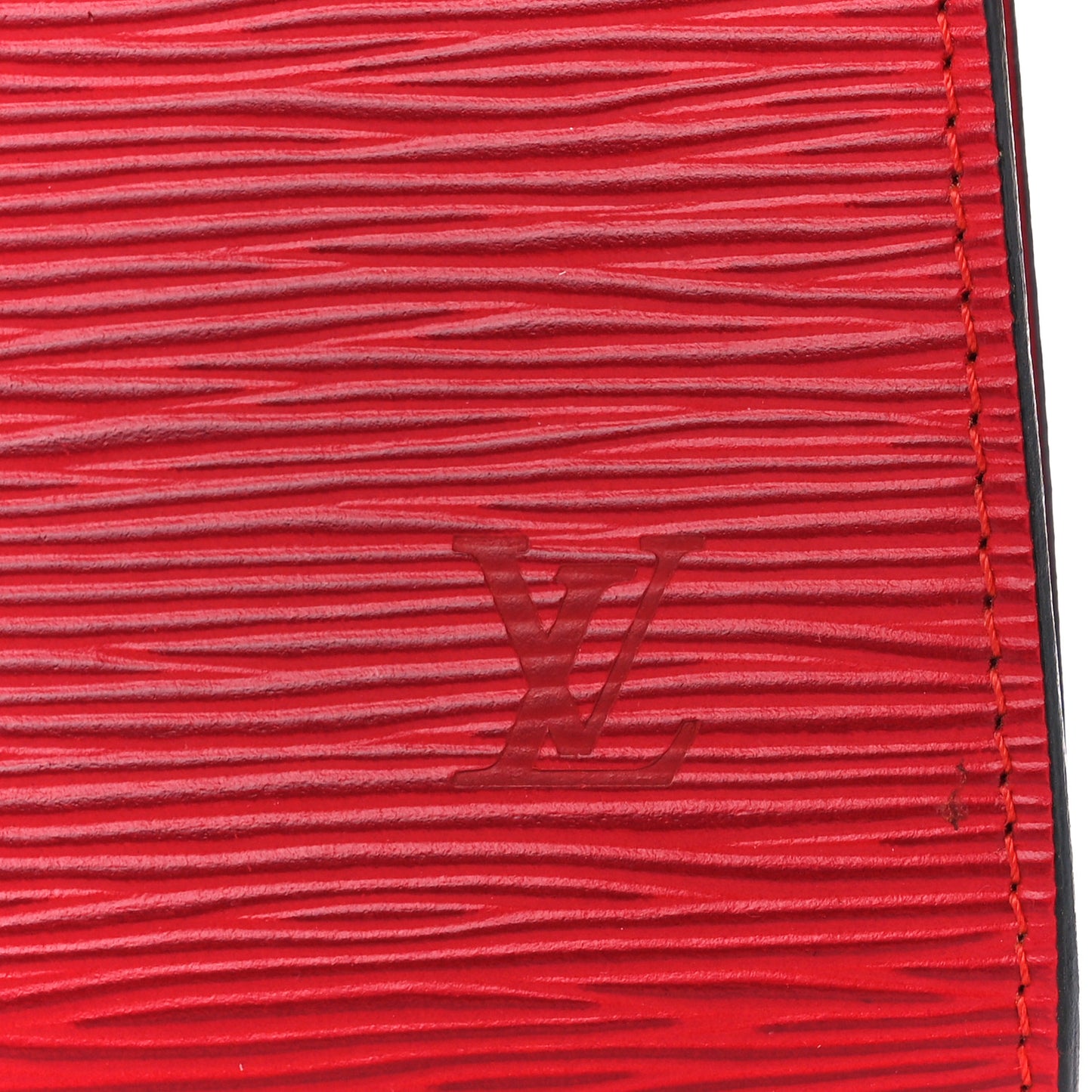 Epi Pochette Accessories 21 Castillan Red
