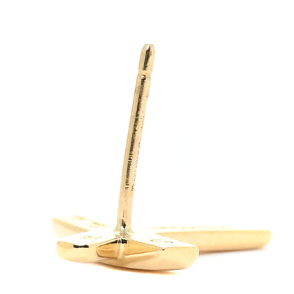 Tiffany 18K Yellow Gold Paloma's Graffiti X Earrings 7 of 7