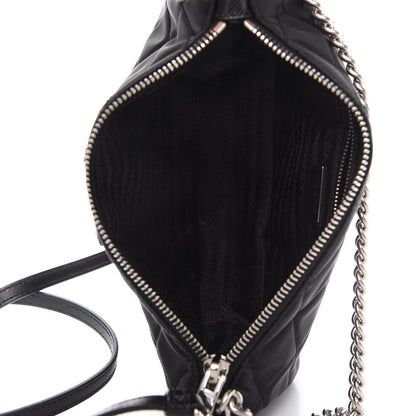 Prada Nylon Tessuto Impuntu Quilted Crossbody Bag Black 5 of 10