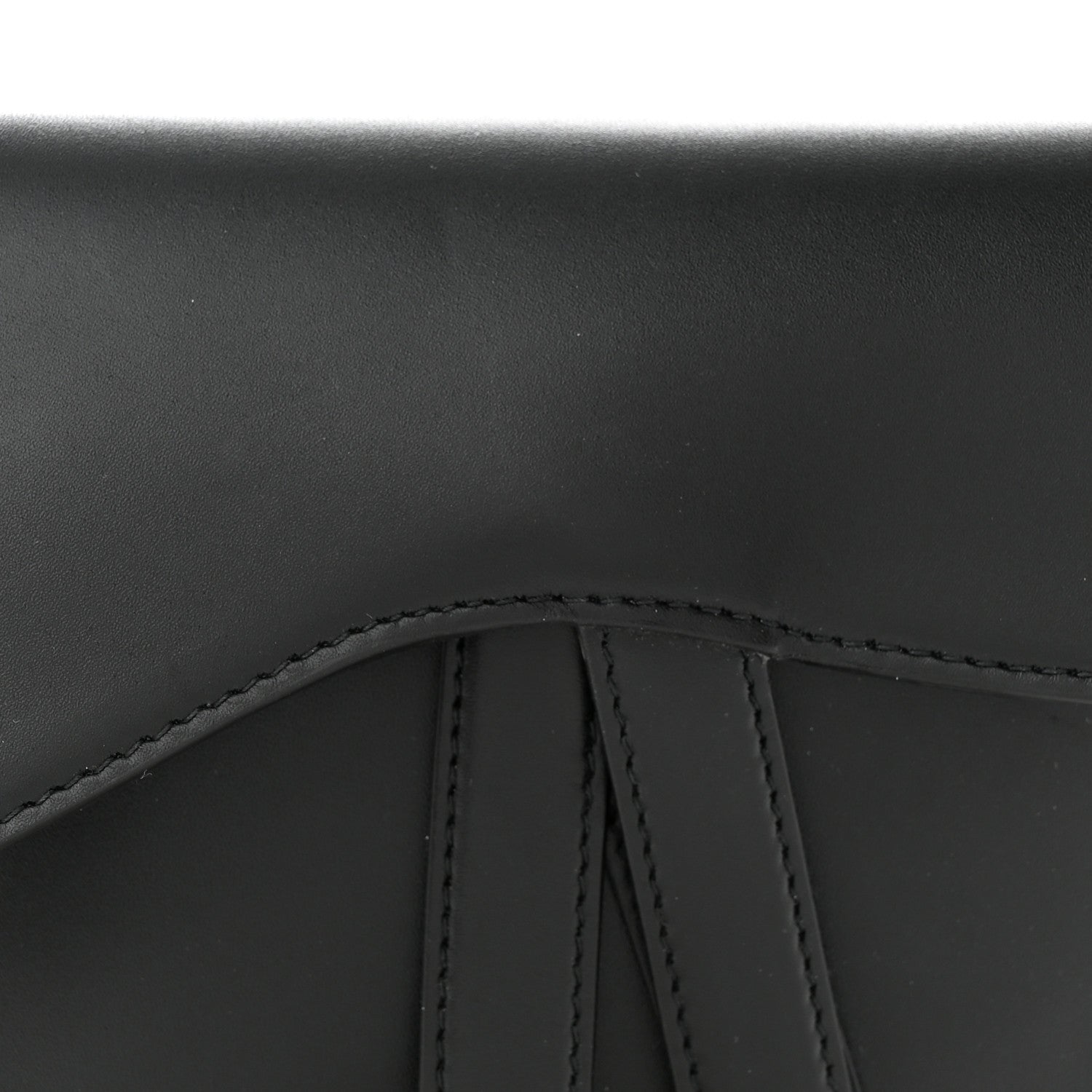 Christian Dior Calfskin Saddle Belt Bag Black 7 of 11