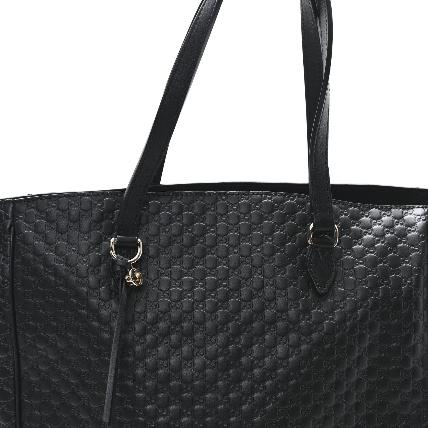 Gucci Microguccissima Bree Zippered Tote Black 8 of 10