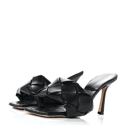 Bottega Veneta Nappa Maxi Intrecciato Lido Mule Sandals 36 Black 3 of 9