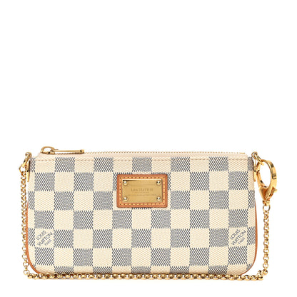 Louis Vuitton Damier Azur Pochette Milla MM 1 of 9