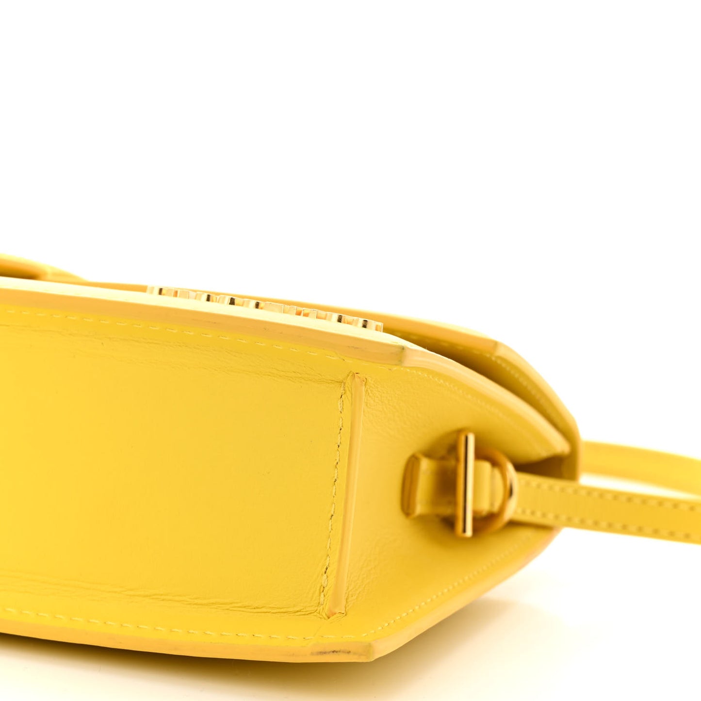 Smooth Calfskin Le Bambino Long Flap Yellow