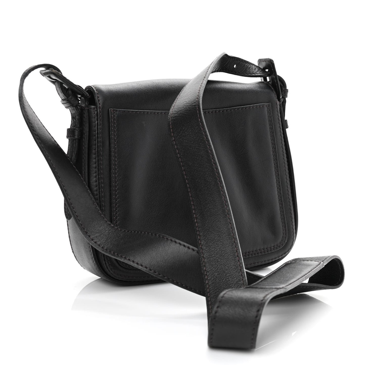 Calfskin Small Messenger So Black