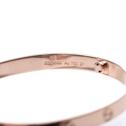 Cartier 18K Pink Gold LOVE Bracelet 18 10 of 13