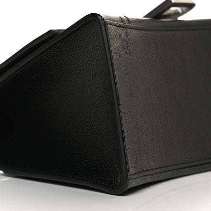 Balenciaga Grained Calfskin Small Hourglass Top Handle Bag Black 7 of 16