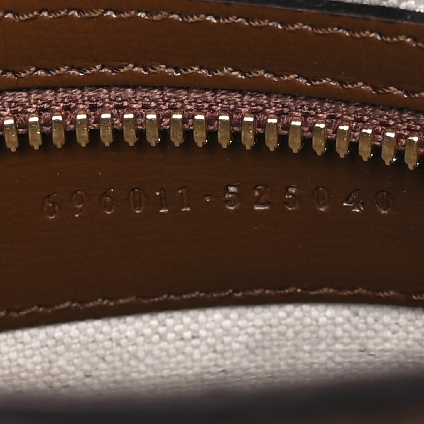 GG Supreme Monogram Azalea Calfskin Retro Interlocking G Chain Shoulder Bag Beige Ebony Brown Sugar