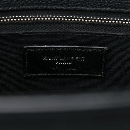 Saint Laurent Grained Calfskin Small Sac De Jour Black 5 of 16