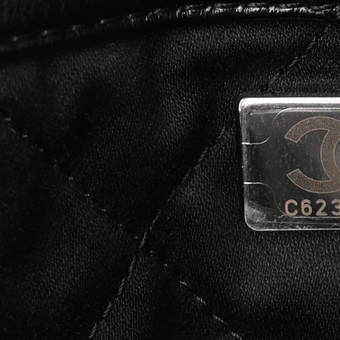 Shiny Calfskin Quilted Chanel 22 Backpack So Black