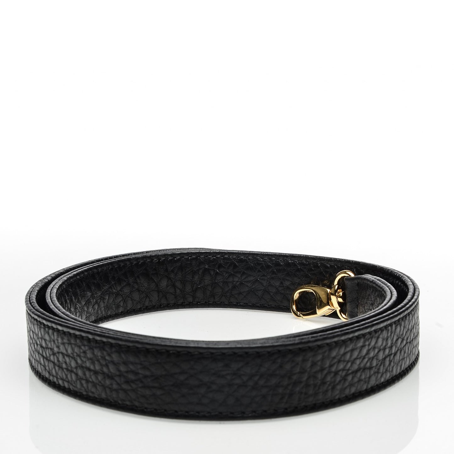 Calfskin Cerf Executive Tote Strap Black