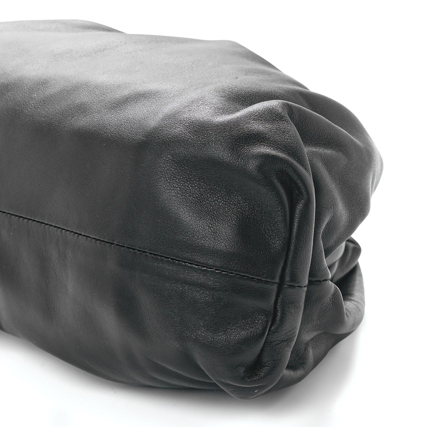 Bottega Veneta Smooth Butter Calf The Pouch Oversized Clutch Black 12 of 12