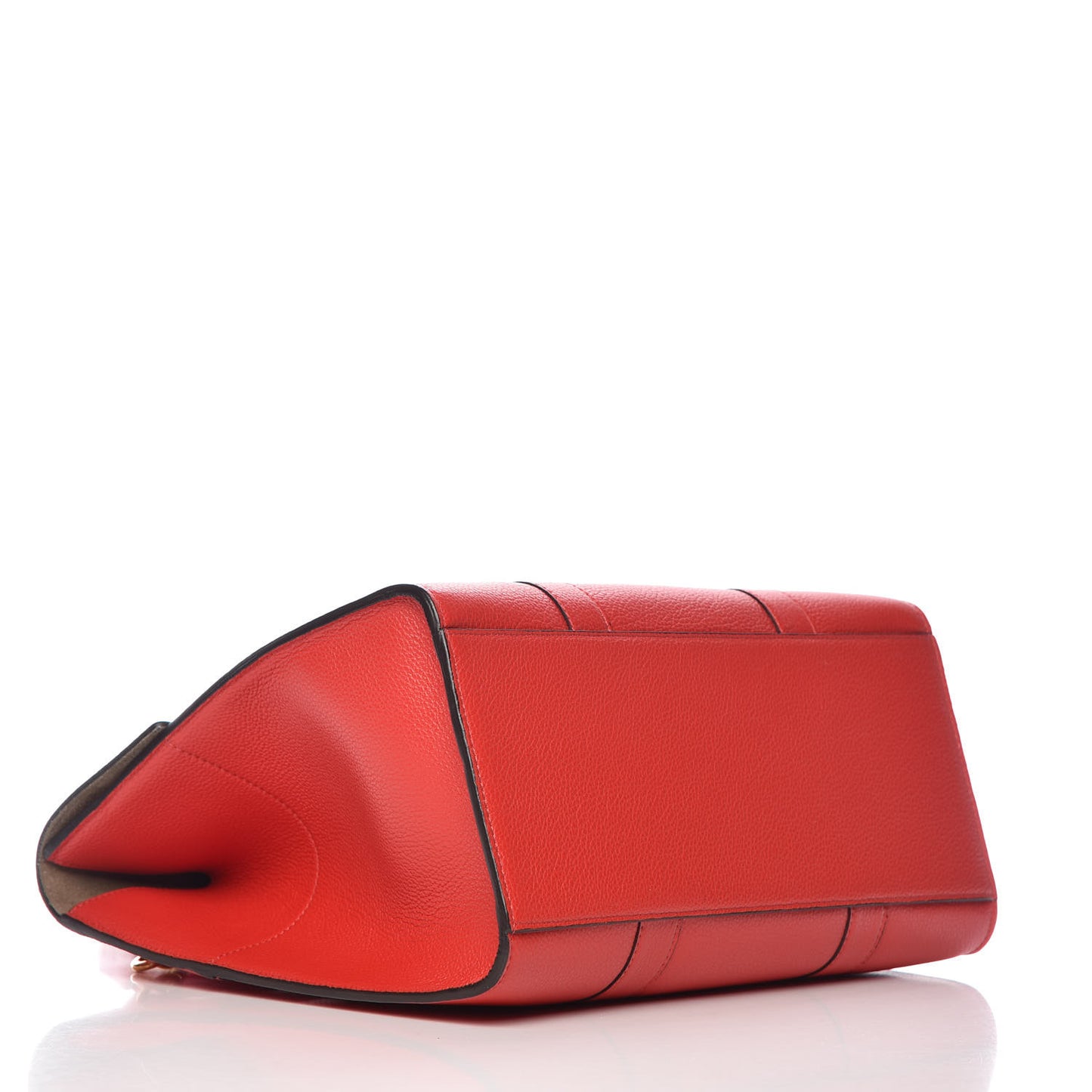 Small Classic Grain Calfskin New Bayswater Fiery Red