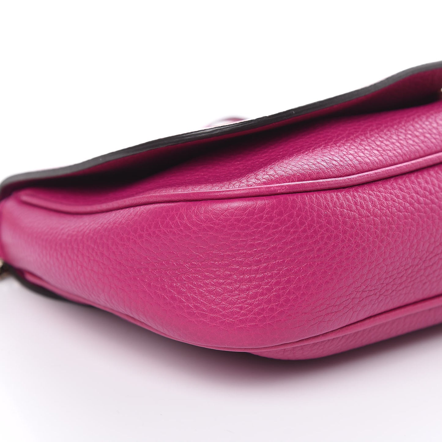 Cellarius Calfskin Medium Soho Flap Crossbody Bright Bouganville