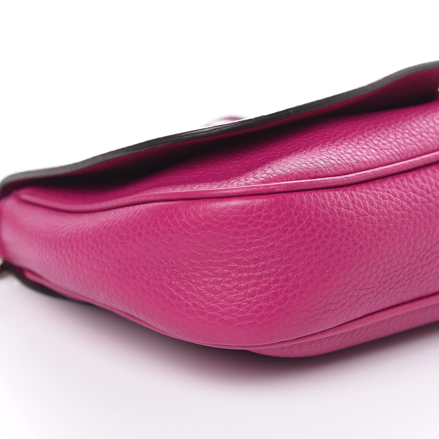 Gucci Cellarius Calfskin Medium Soho Flap Crossbody Bright Bouganville 8 of 11