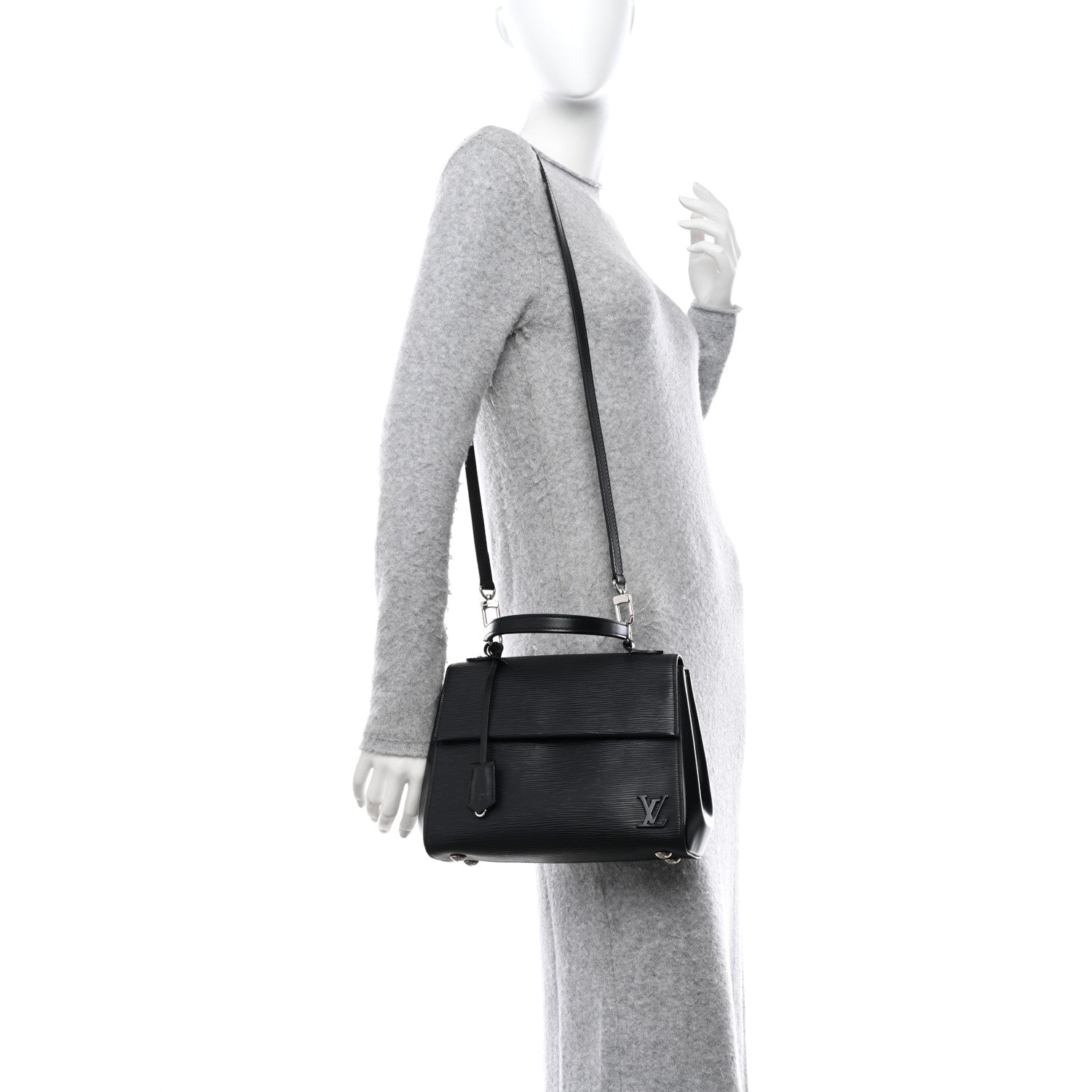 Louis Vuitton LOUIS VUITTON Epi Cluny BB Black 2 of 10
