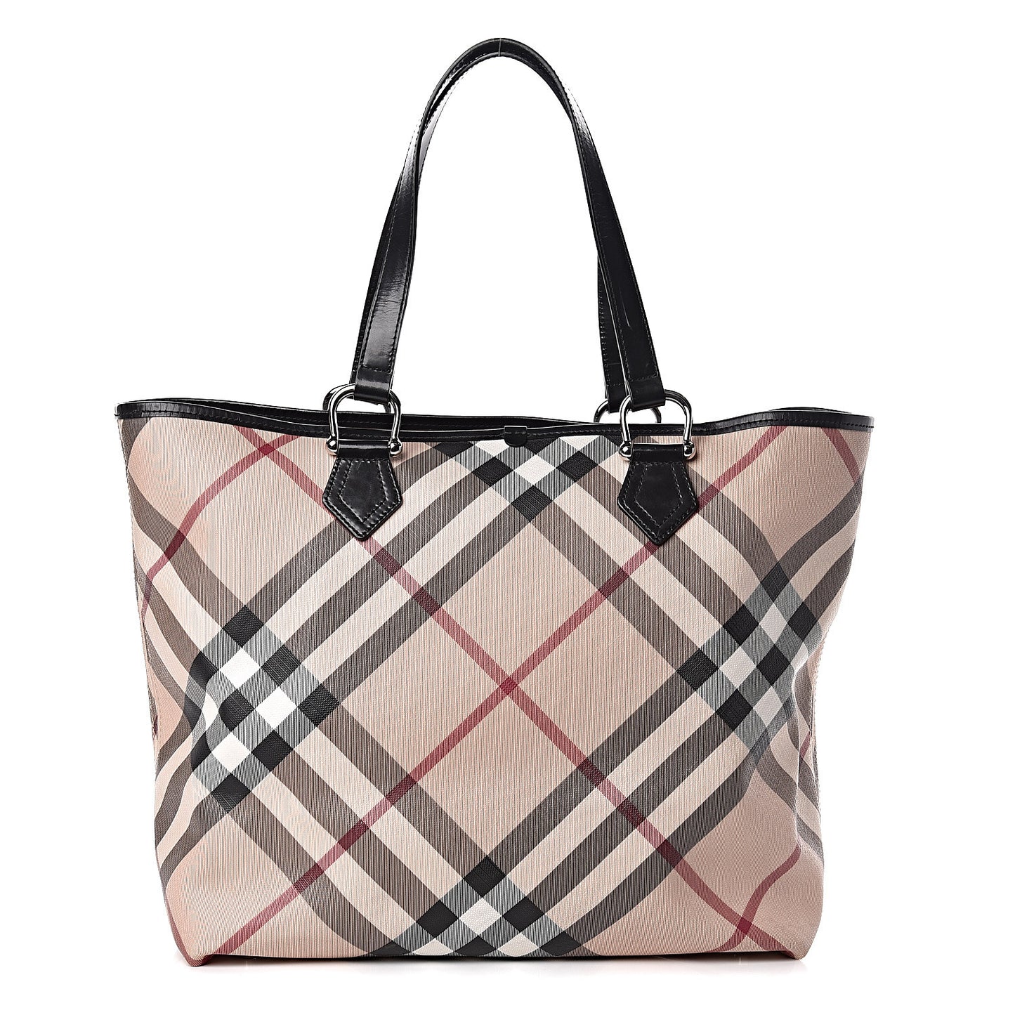 Nova Check Large Nickie Tote Black
