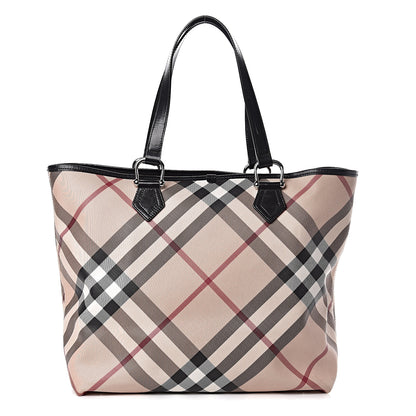 Burberry Nova Check Large Nickie Tote Black 1 of 14