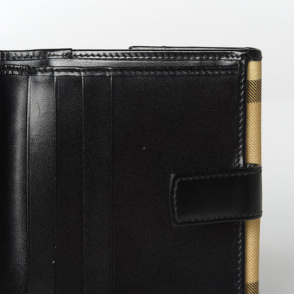 Burberry House Check Compact Wallet Black 10 of 12