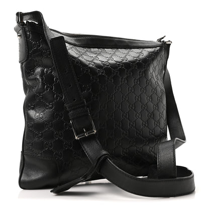 Gucci Guccissima GG Messenger Bag Black 3 of 10