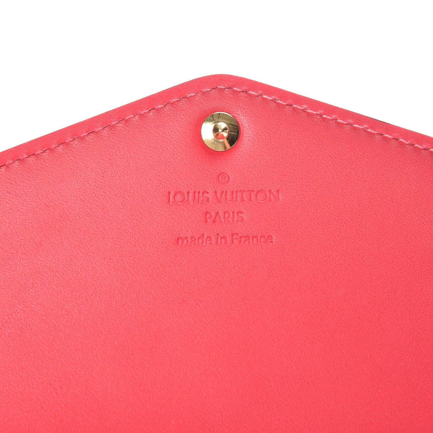 Vernis Sarah Wallet NM Rose Litchi