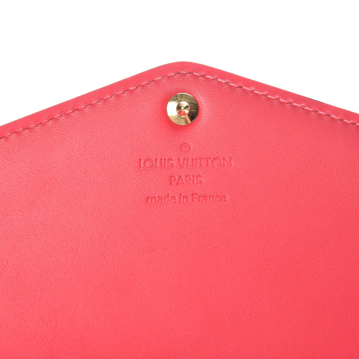 Louis Vuitton Vernis Sarah Wallet NM Rose Litchi 6 of 6