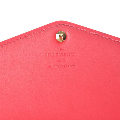 Louis Vuitton Vernis Sarah Wallet NM Rose Litchi 6 of 6