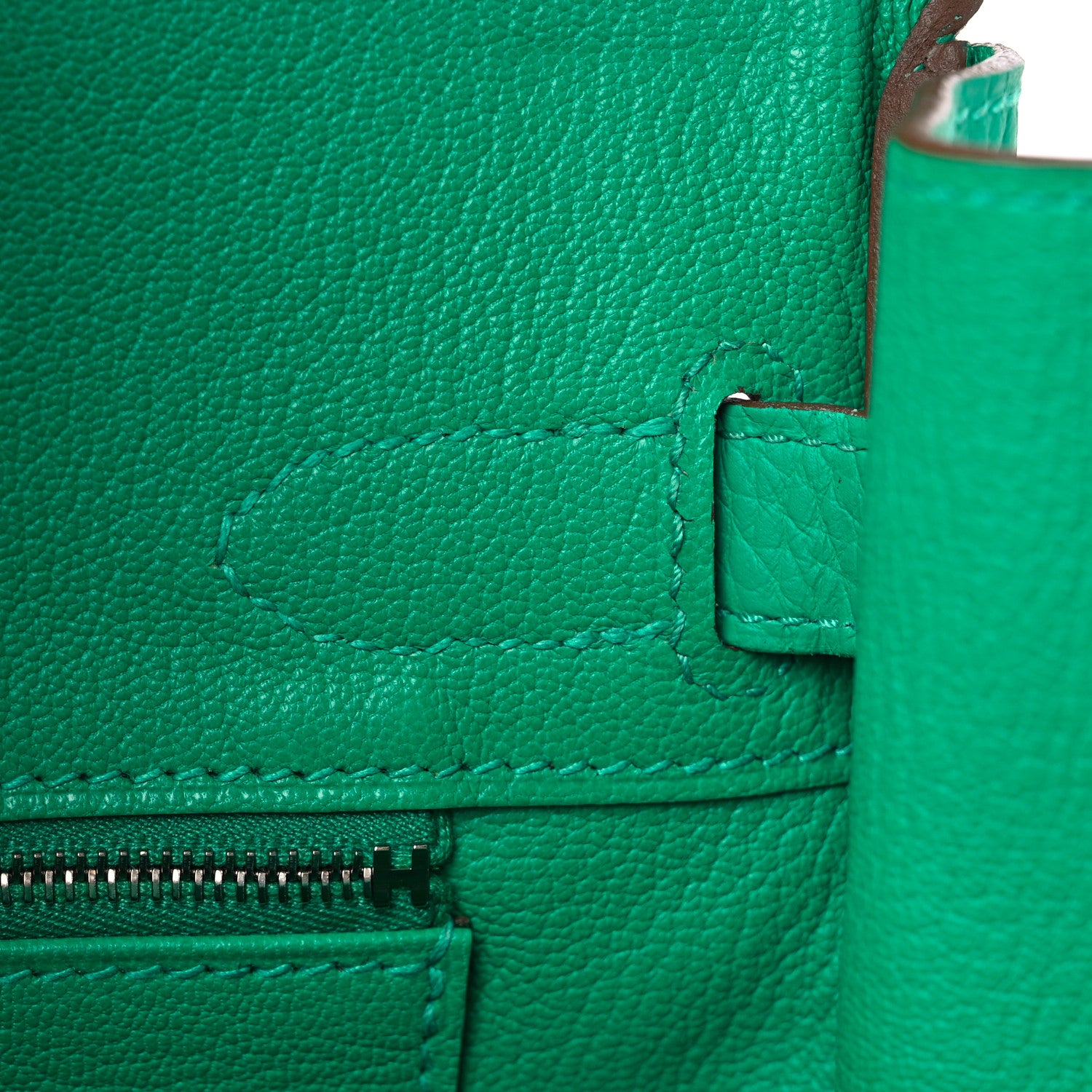 Hermes Taurillon Clemence Birkin 30 Menthe 20 of 31