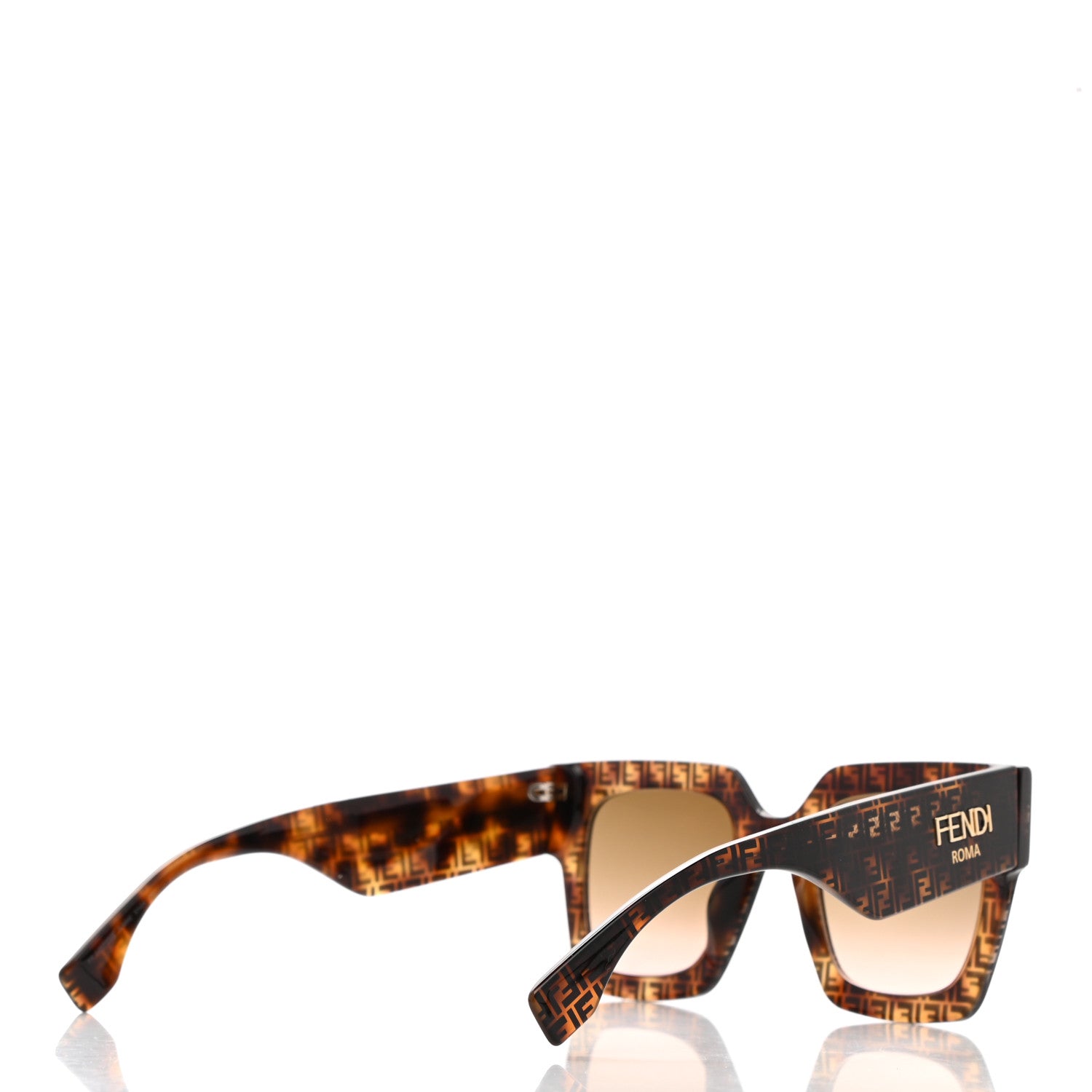 Fendi Acetate FF Sunglasses FF 0457/G/S Havana 3 of 7
