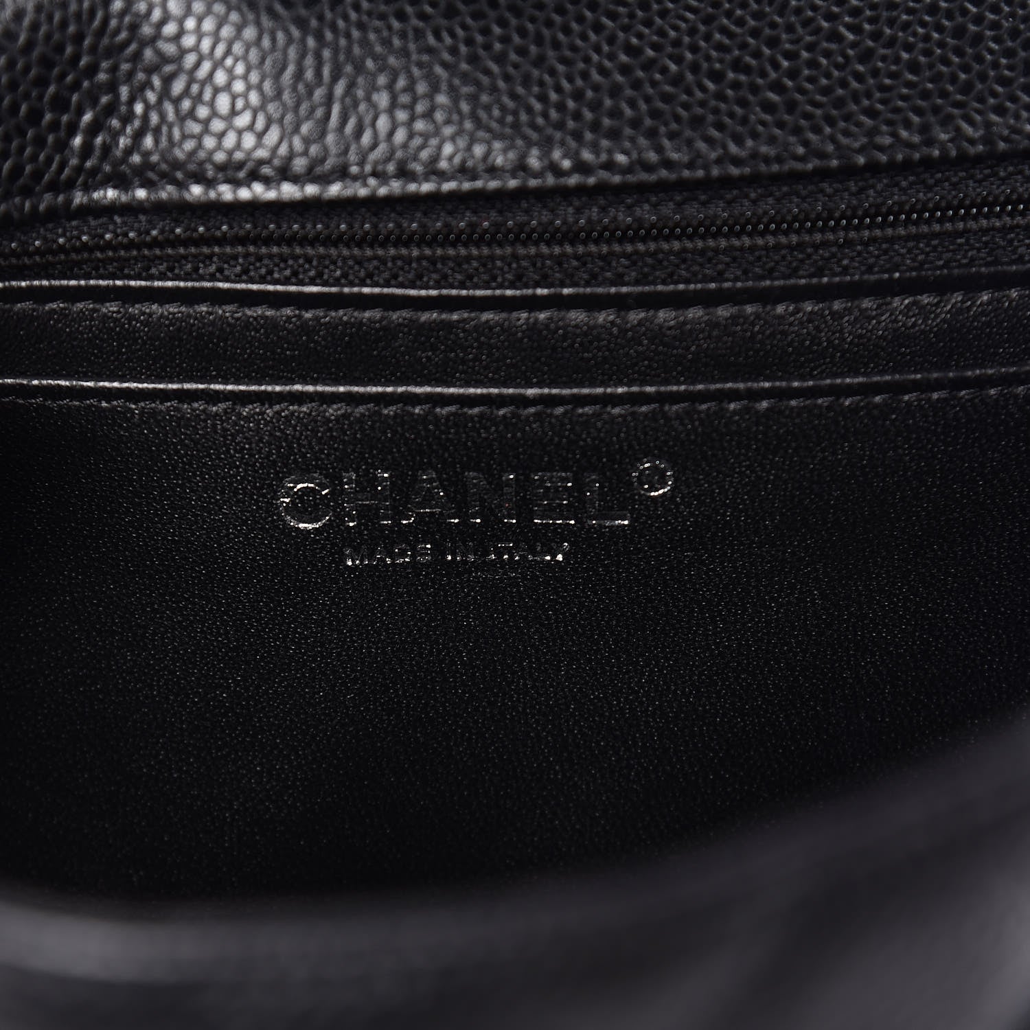 Chanel Caviar Quilted Jumbo Single Flap Black 9 of 11