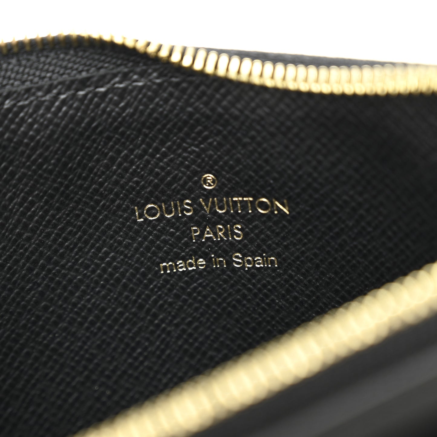 Monogram Slim Purse Black