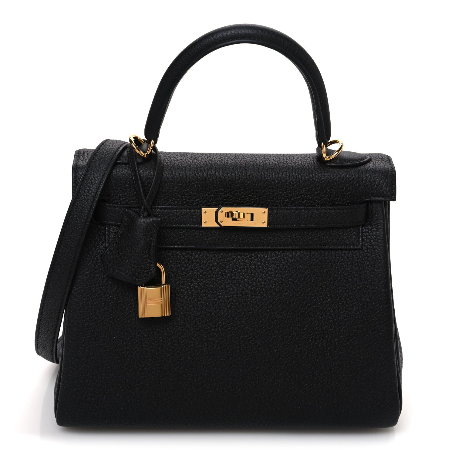 Hermes Togo Kelly Retourne 25 Black 1 of 11