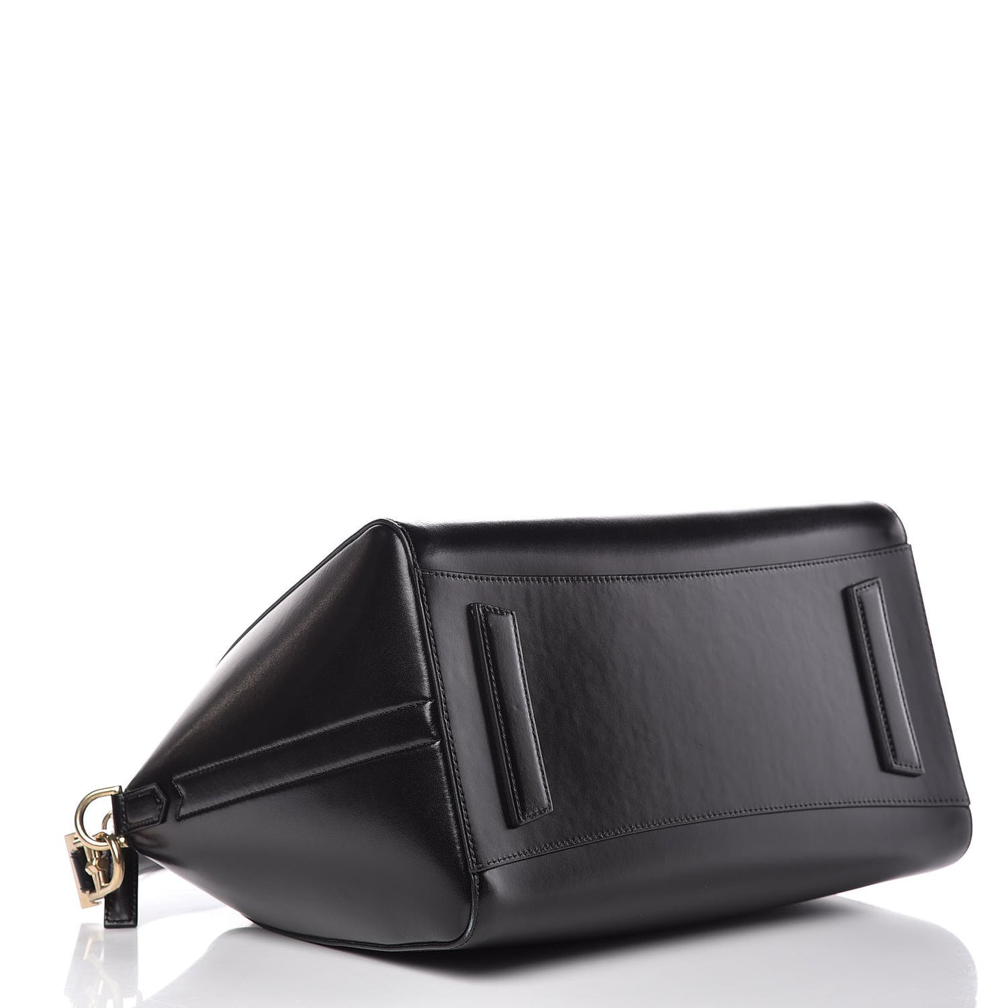 Shiny Lord Calfskin Medium Antigona Black